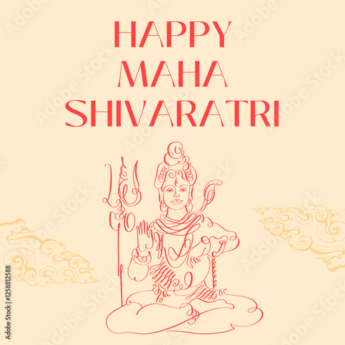 Happy Maha Shivaratri Hindu Instagram Post Celebration