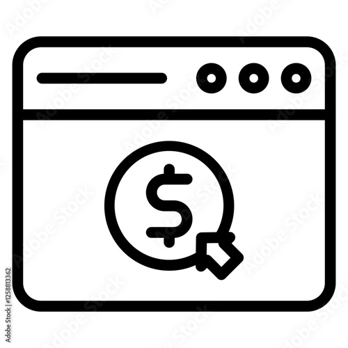 Cost Per line icon