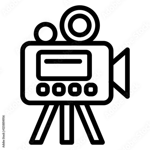 Video Camera  line icon