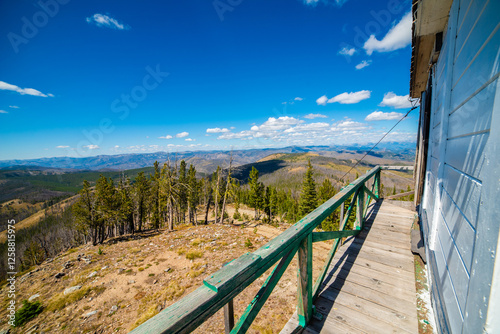 Looking Off The Fire Lookout Deck photo