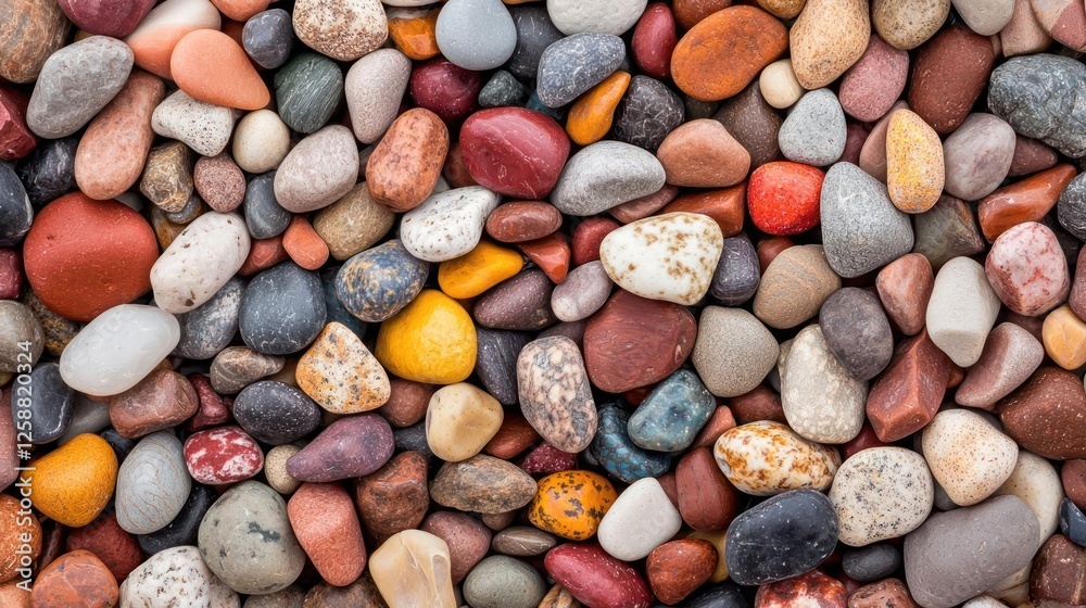 Colorful Pebble Background Texture Colorful Pebble Background Texture