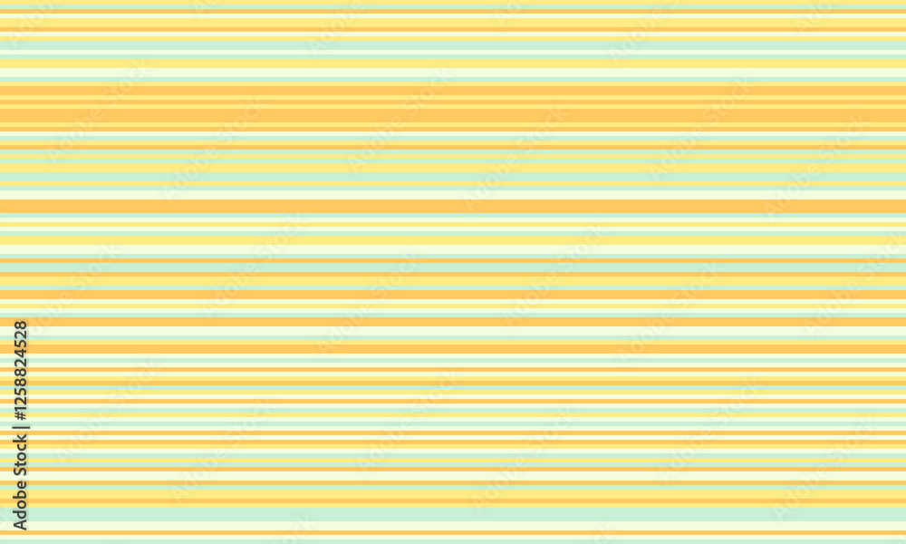 Obraz premium Geometric stripes seamless vector pattern with horizontal lines in varied colours, creating an abstract background. Ideal for textile design, wallpaper, or graphic prints.