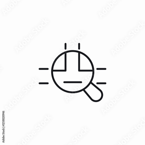 street search icon sign vector