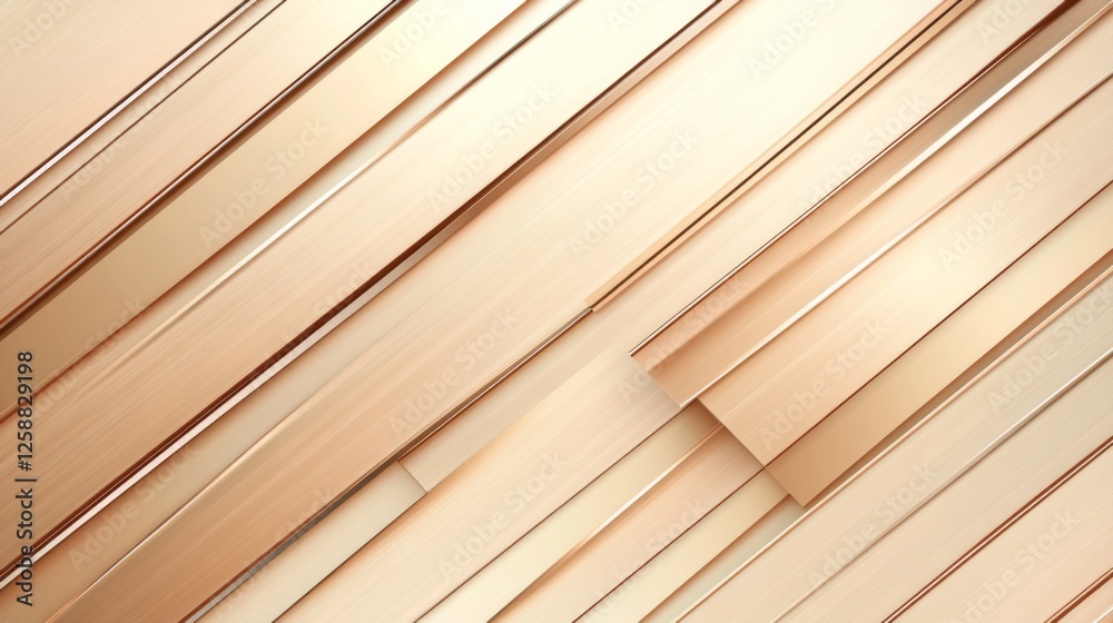 Obraz premium Abstract rose gold diagonal lines background