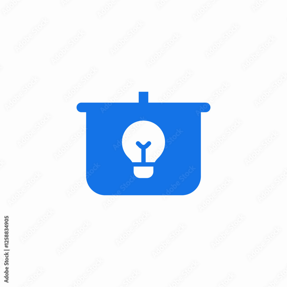 idea presentation icon sign vector idea presentation icon sign vector