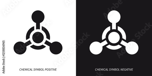 CHEMICAL SYMBOL POSITIVE & NEGATIVE