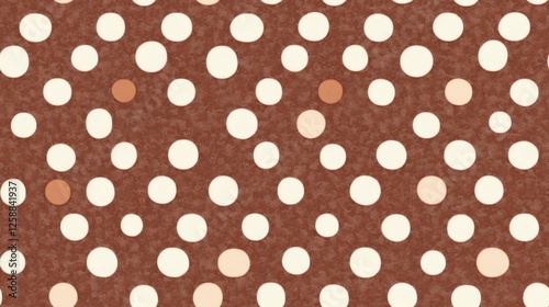 Fine polka dot texture in brown and beige colors, creating a soft and harmonious pattern, ideal for delicate designs.