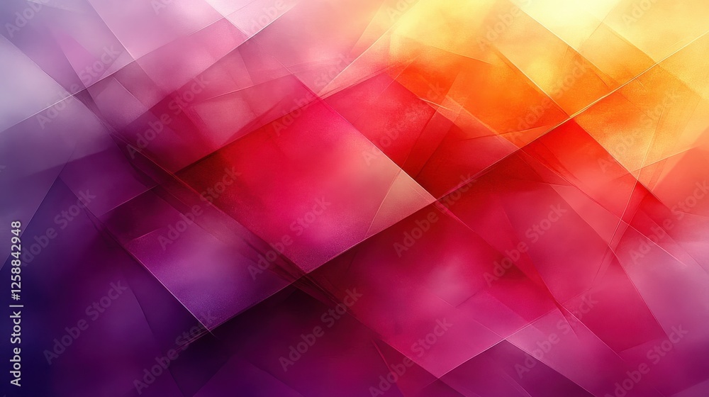 Obraz premium Colorful Abstract Background with Geometric Shapes and Gradients