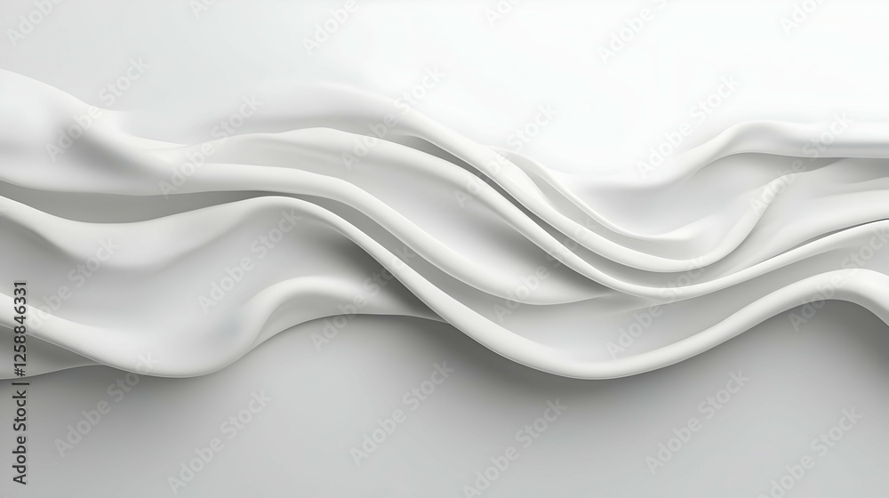 Obraz premium White Fabric Drape Texture