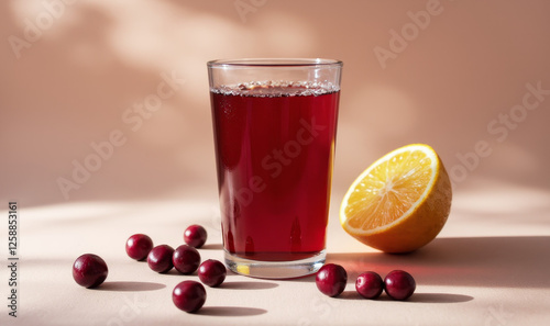 Wallpaper Mural Healthy Cranberry and Orange Juice Drink Torontodigital.ca