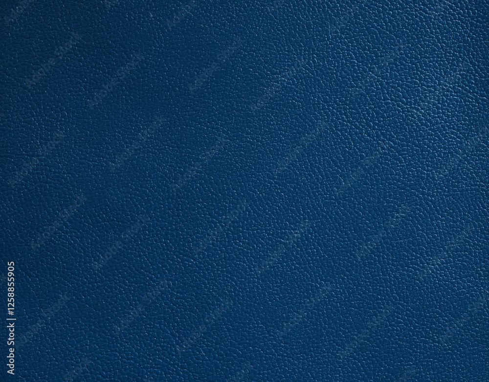 Blue colored faux leather with elegant texture Blue colored faux leather with elegant texture