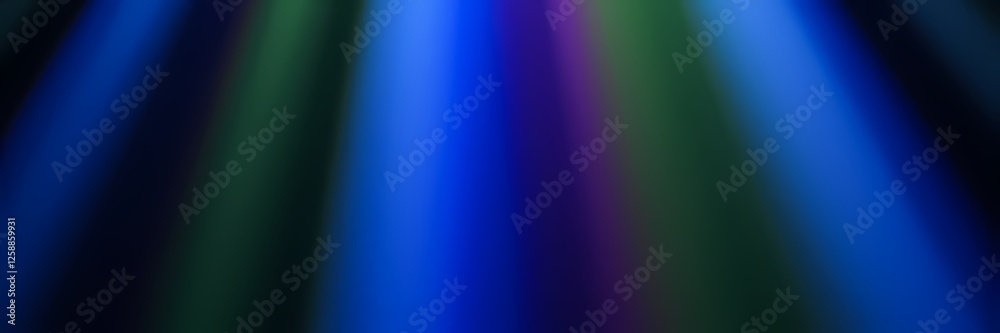 Fototapeta premium Colorful light rays create a mesmerizing display in a darkened space during an evening event. Generative AI
