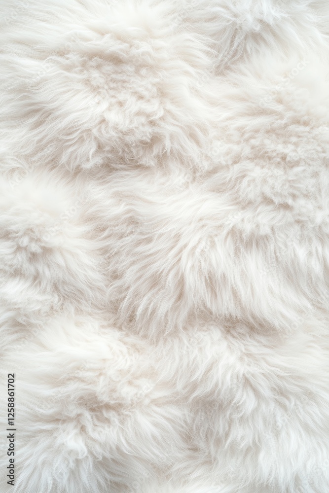 Soft white fur texture creating a cozy and inviting atmosphere perfect for interior design or fashion applications Soft white fur texture creating a cozy and inviting atmosphere perfect for interior design or fashion applications