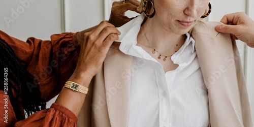 Professional attire assistance and styling