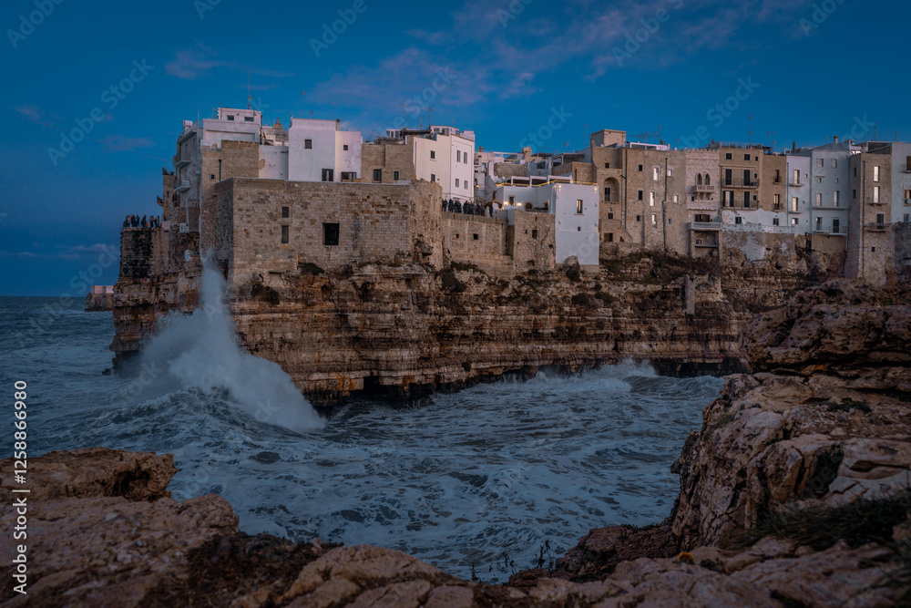 Polignano a Mare, Puglia, Italy. Polignano a Mare, Puglia, Italy.