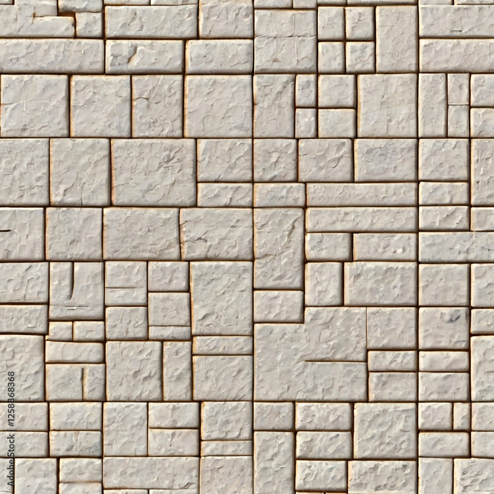 Naklejka premium uneven stone finished tile paving texture material