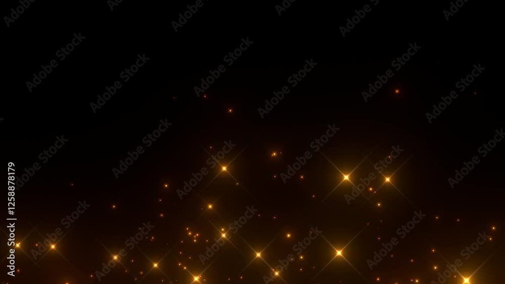 sparkling glitter particles light background effect