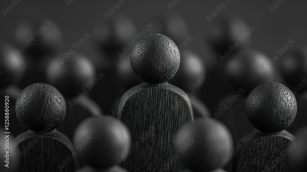 Crowdsourced business accountability urban setting abstract art dim environment close-up view chaos concept Crowdsourced business accountability urban setting abstract art dim environment close-up view chaos concept