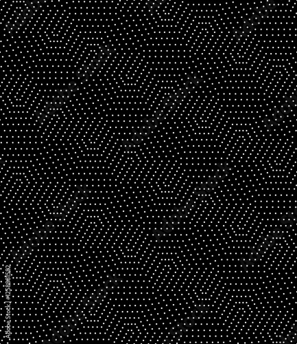 Vector seamless texture. Modern geometric background. Dotted grid.