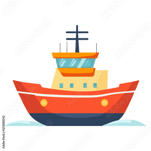 Ship illustration vessel art vector