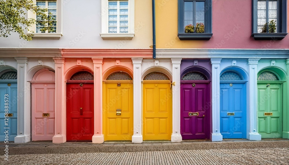 Naklejka premium colorful houses in burano