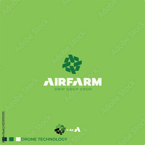 AIRFARM LOGO FOR AGRICULTURE DRONE PRODUCER COMPANIES
TAGLINE- DRIP DROP CROP