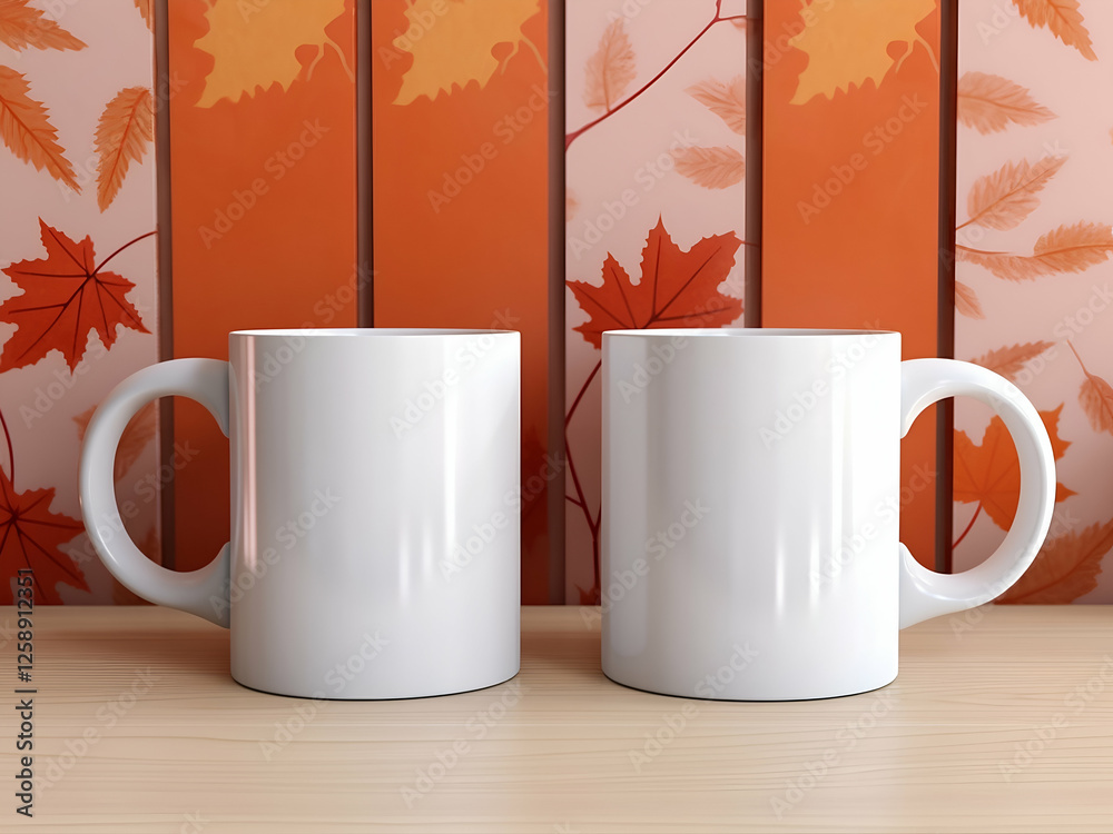 Obraz premium festive mockup background