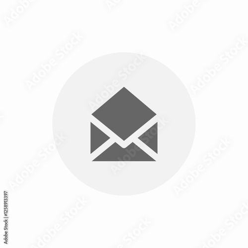 email envelope message icon sign vector