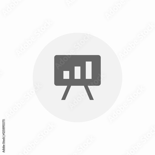 statistics approach icon sign vector