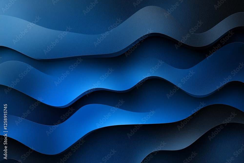 Modern abstract gradient dark navy blue banner background. Modern abstract gradient dark navy blue banner background.