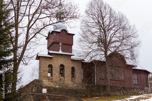 The former Lemko Greek-Catholic church of St. Paraskevi from 1893 in Czyrna, Poland.