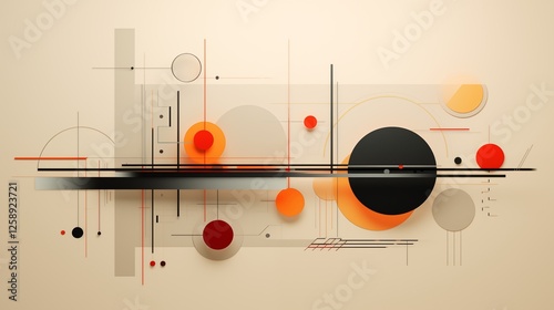 modern industrial logo abstract construction,generative ai illustration