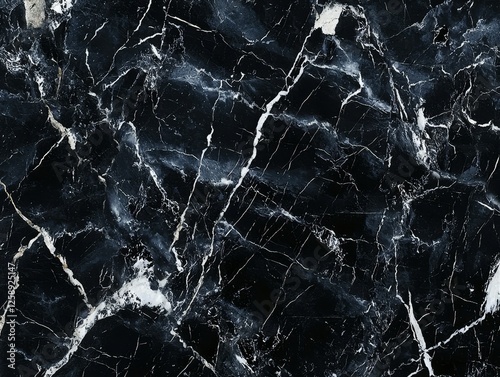 Black Marble with White Veins, Abstract Texture, Elegant Background, Marble, Texture