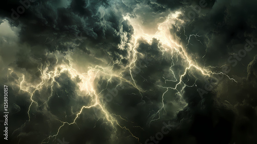 Sentient lightning entity complex constantly evolving form of li. Sentient Storms. Illustration