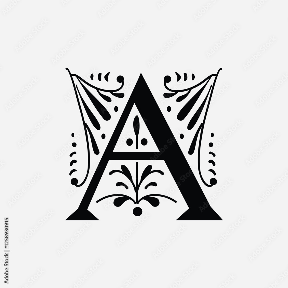 Fototapeta premium A letter vector