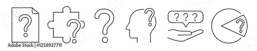 question mark icon. question icon