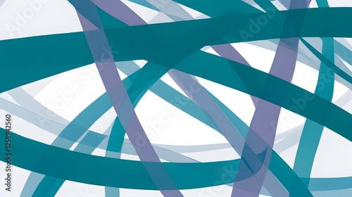 Wallpaper Mural Abstract Teal and Purple Swirling Lines Background Torontodigital.ca