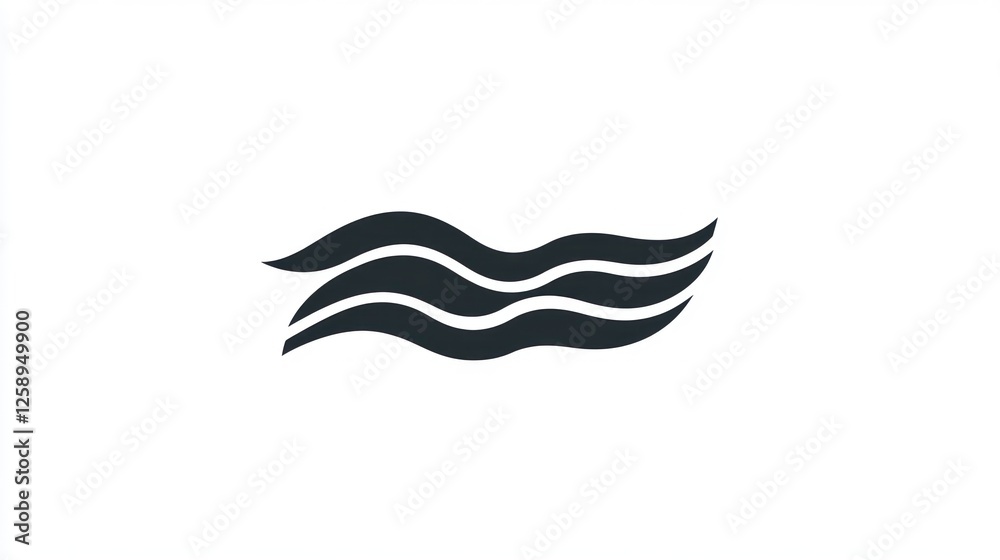 Obraz premium Abstract waves graphic design