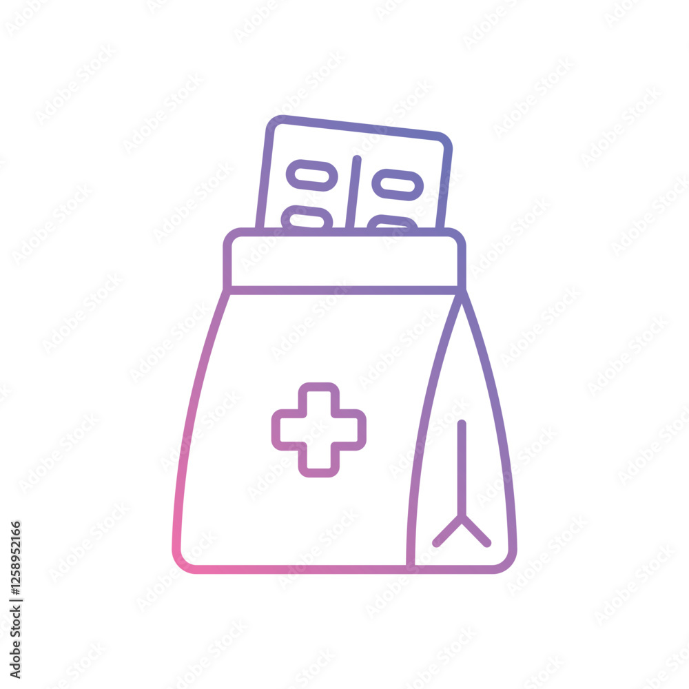 Prescription Delivery icon vector stock illustration Prescription Delivery icon vector stock illustration