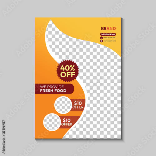 Restaurant Food Flyer Design Template