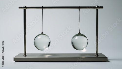 Cradle of Ideas Newtons Cradle as a Metaphor for Critical Thinking leading to Innovation photo