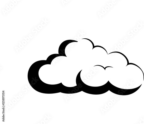 cloud icon vector illustration