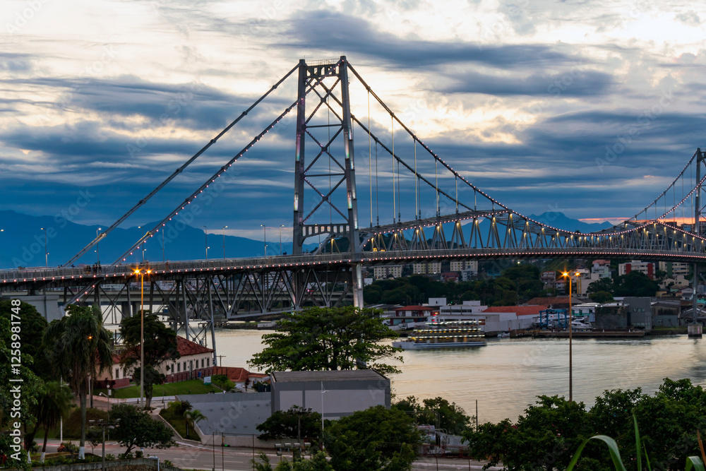 Florianópolis Santa Catarina Brasil ponte Hercílio Luz Florianópolis Santa Catarina Brasil ponte Hercílio Luz