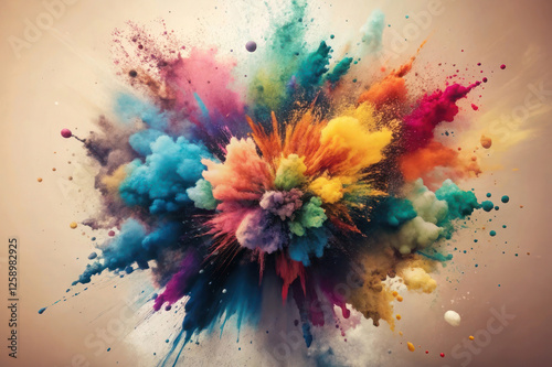 Abstract watercolor splash background.....