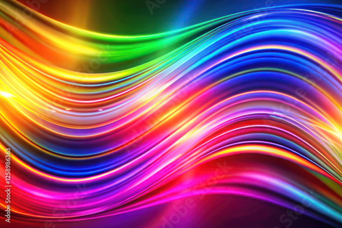 Wallpaper Mural Abstract rainbow background Torontodigital.ca