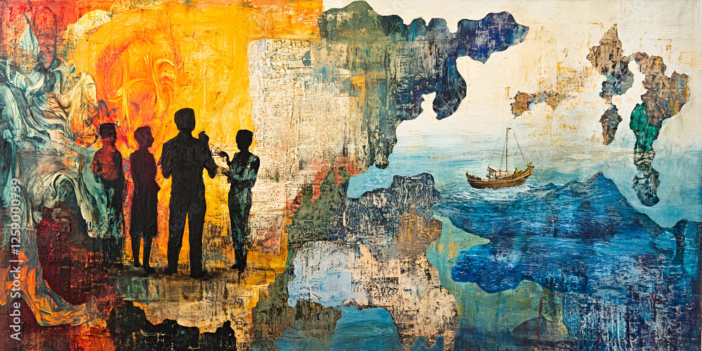 Fototapeta premium Research for Global Progress and Sustainable Development