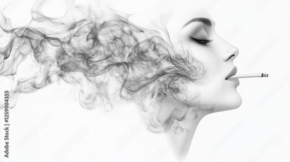 Fototapeta premium No Smoking: A Clear Message for Health and Wellness.