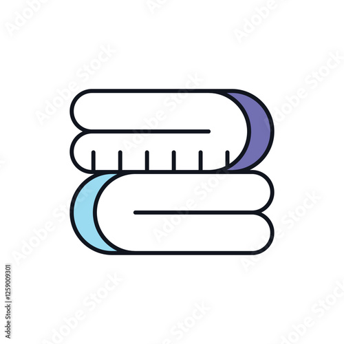 Towel Rack vector icon