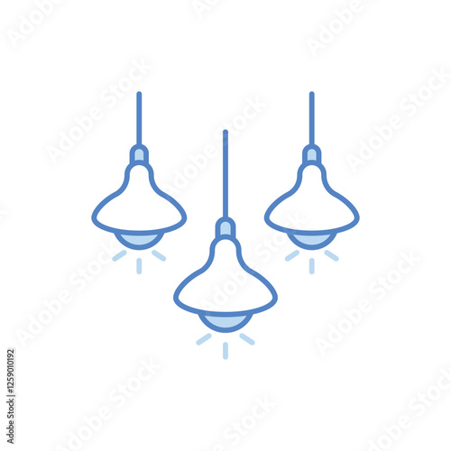 Ceiling Light vector icon