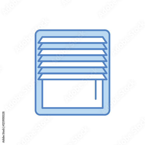 Blinds vector icon